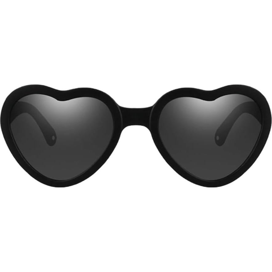 Gafas de sol polarizadas para bebés corazón con correa ajustable