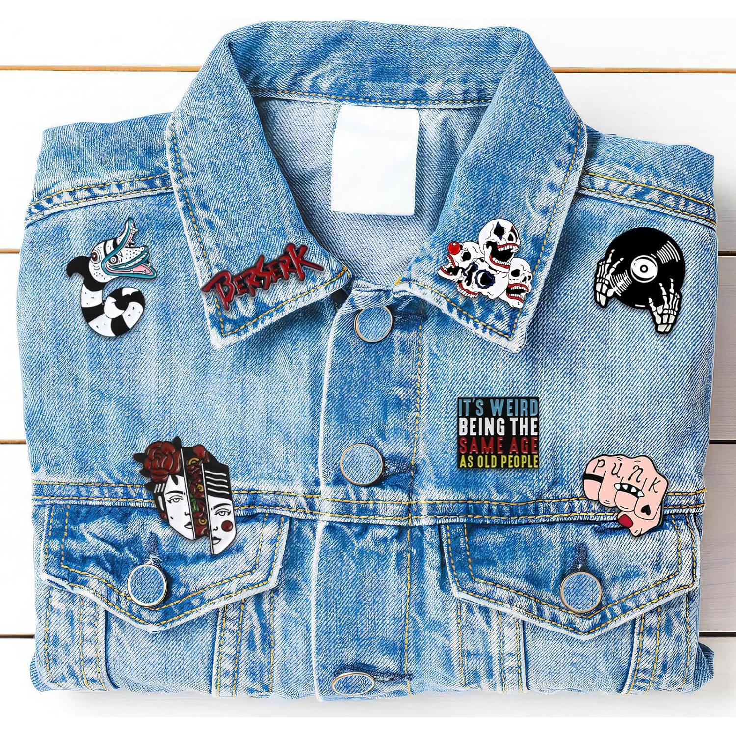 Conjunto de 7 Pines de Esmalte Berserk - Pibupibu