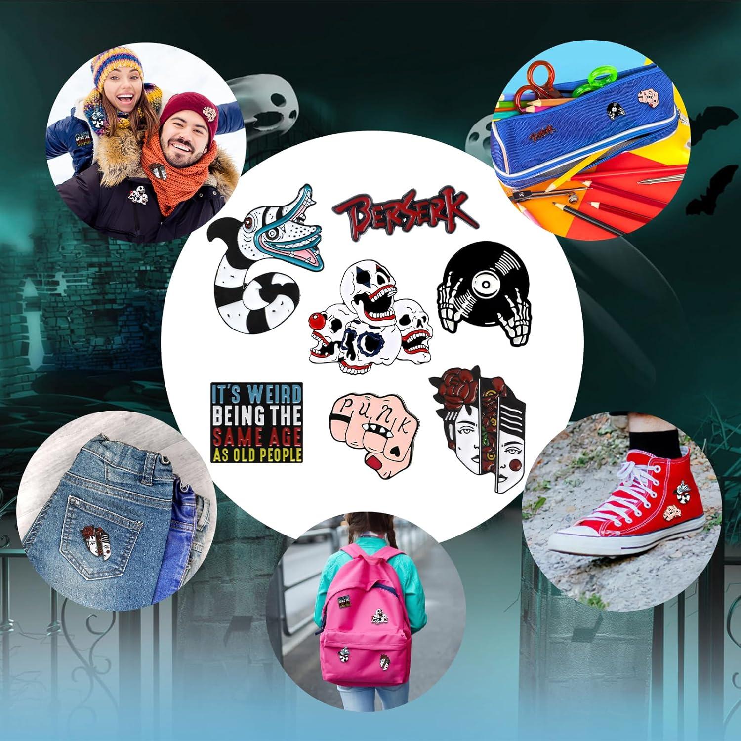 Conjunto de 7 Pines de Esmalte Berserk - Pibupibu