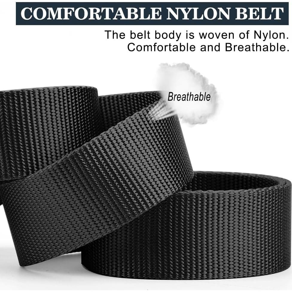 Cinturón Táctico Militar para Hombre con Hebilla Rápida 125cm