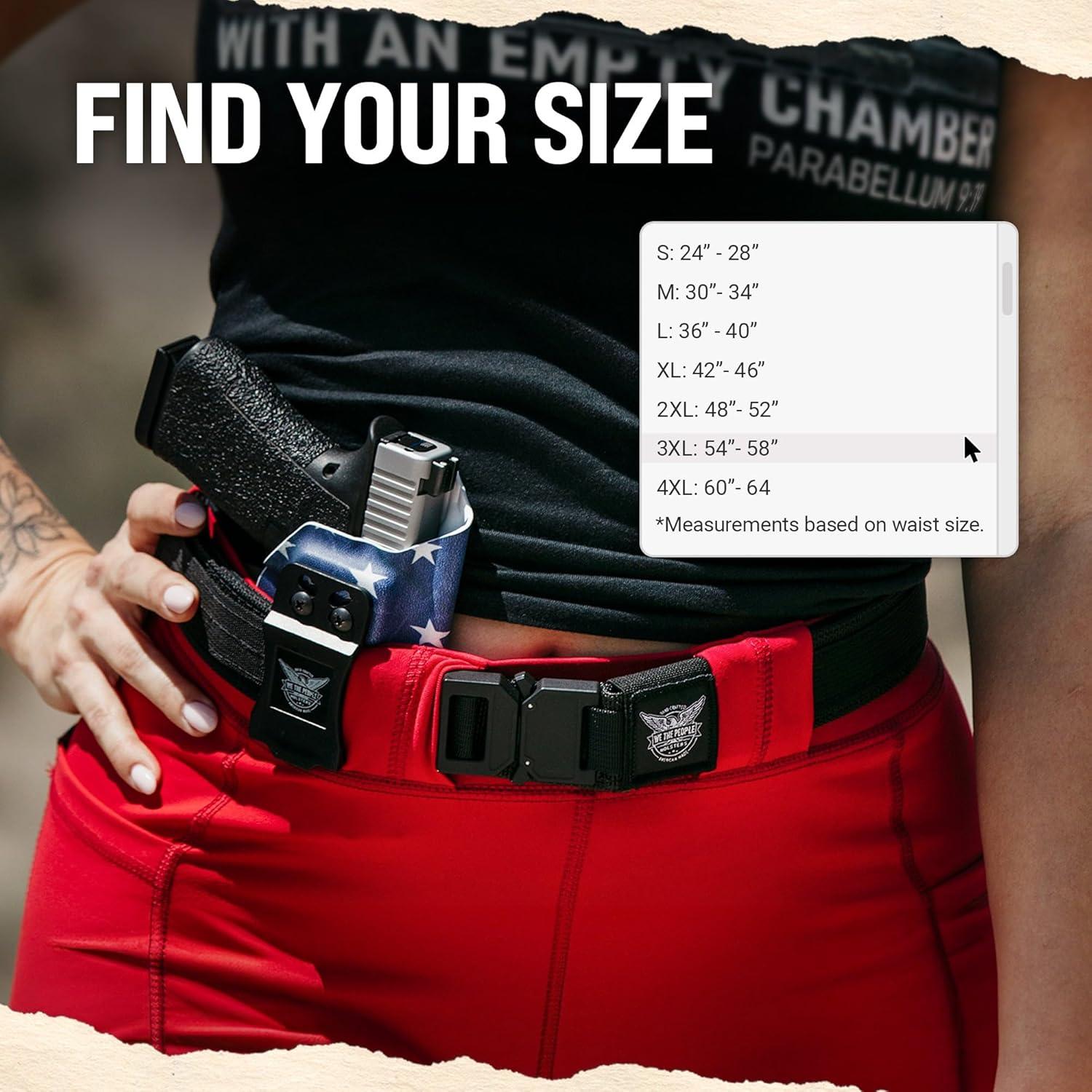 Cinturón Táctico We The People Holsters 2-XL 121-132 cm