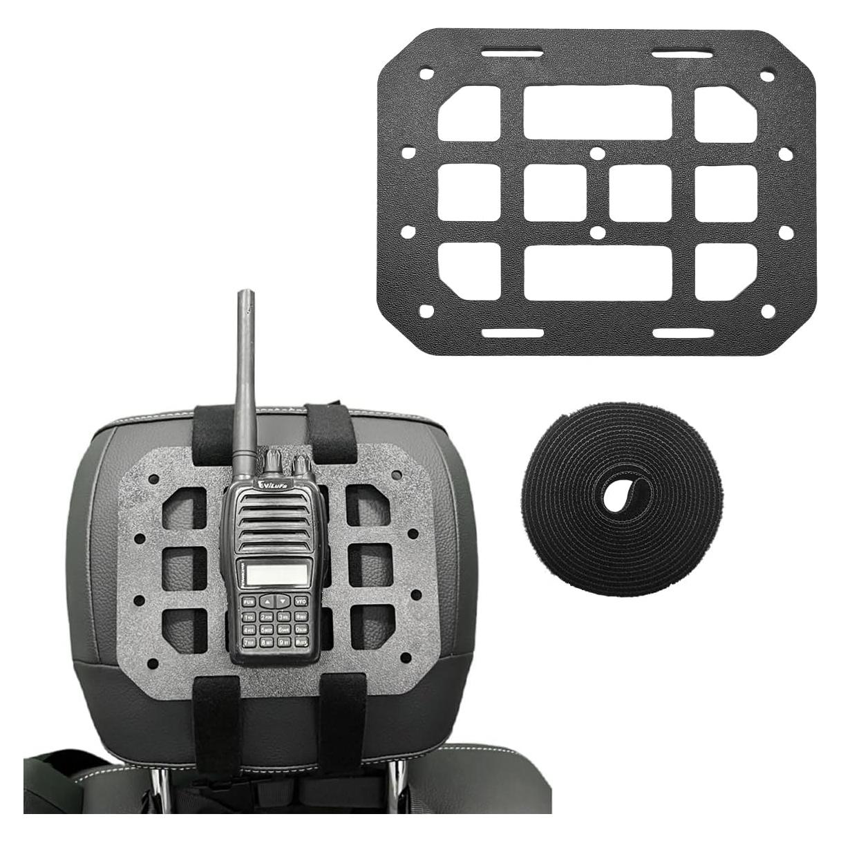 Panel Rígido MOLLE para Coche Yourkar - Organizador EDC Negro