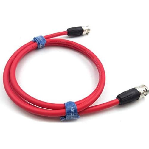 Cable Coaxial SDI 12G Neutrik BNC a BNC 50 cm Rojo