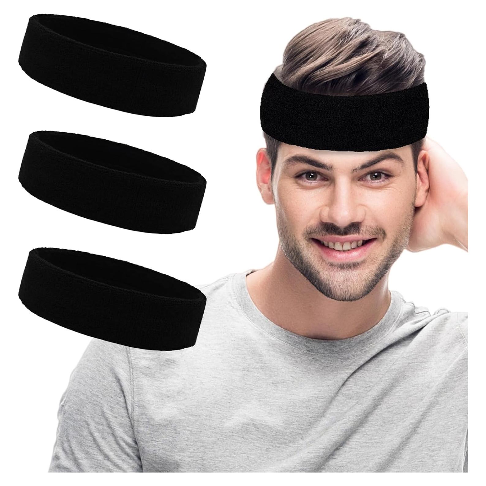 Conjunto de 3 Bandas para el Sudor Pejnl - Algodón Antideslizante