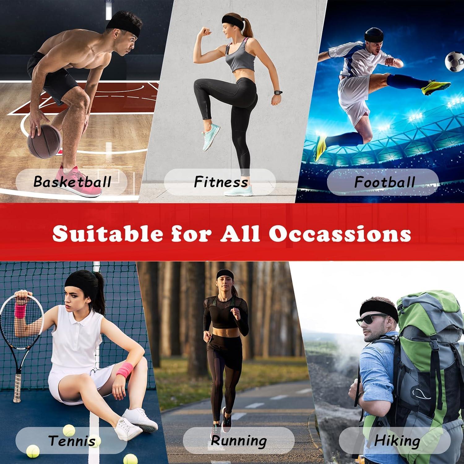 Conjunto de 3 Bandas para el Sudor Pejnl - Algodón Antideslizante