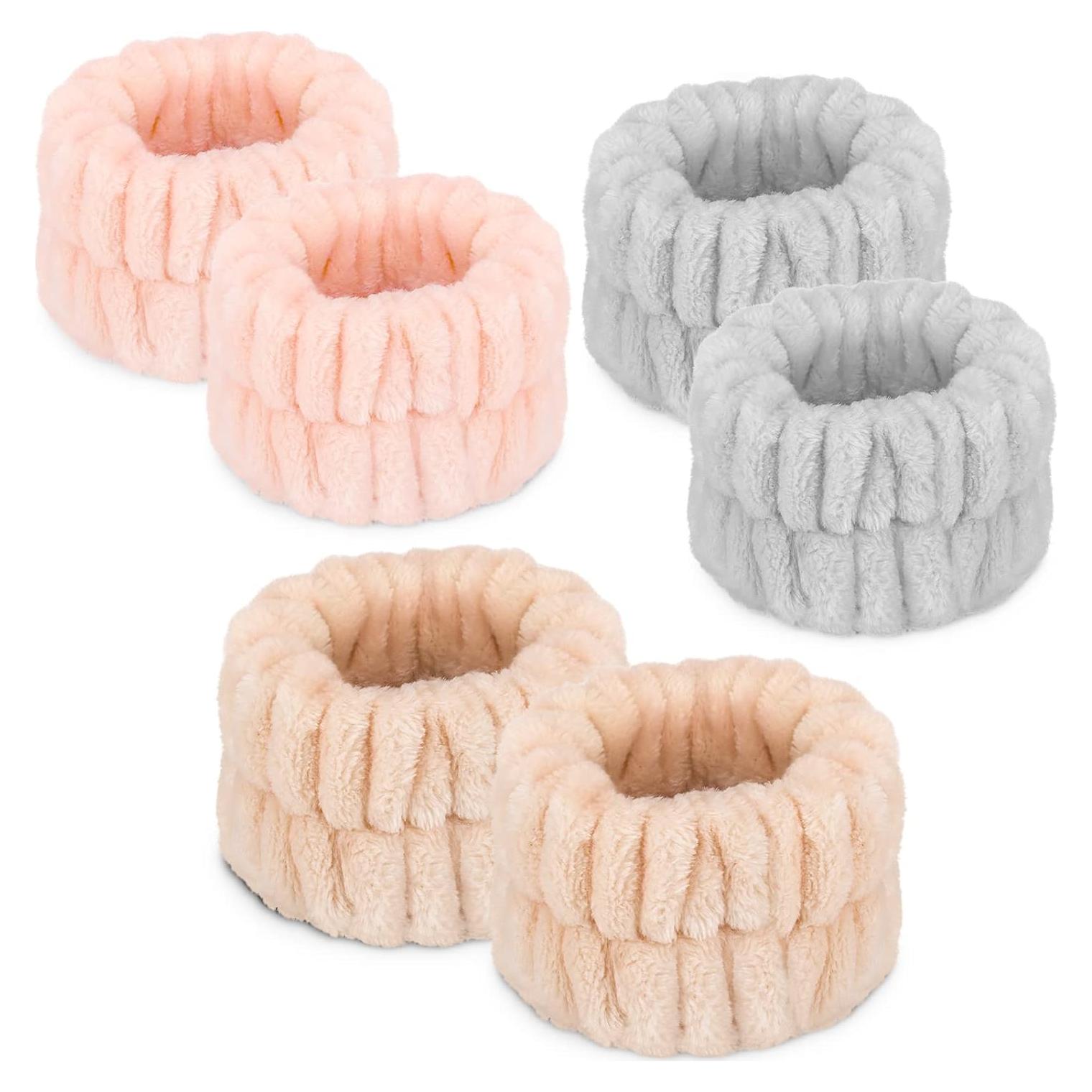 Muñequera Absorbente de Microfibra Crosize - 6 Piezas