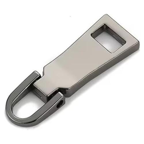 Tirador de Cremallera de Metal HODASHI - Reemplazo M Negro