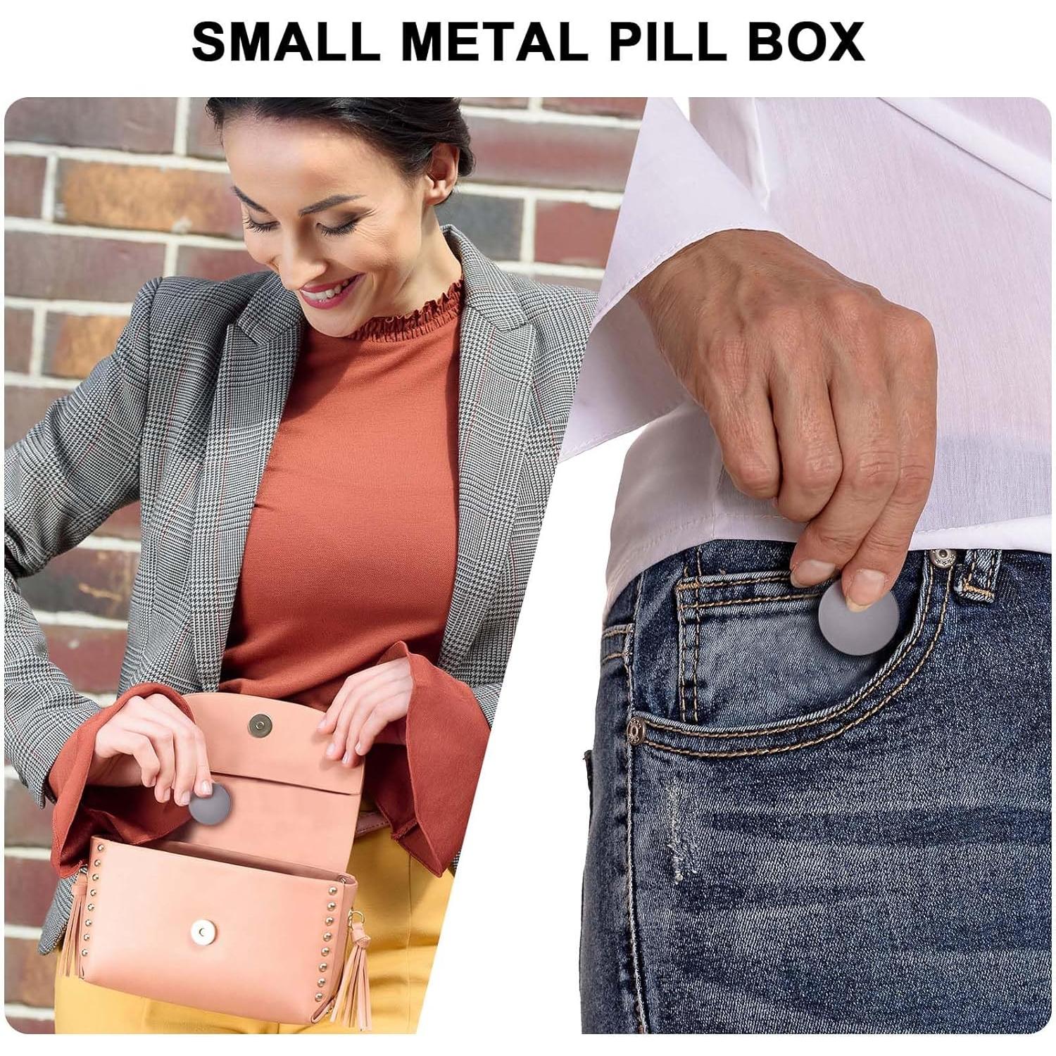 Estuche Metálico para Pastillas SOBAHIDO - Impermeable 10ml