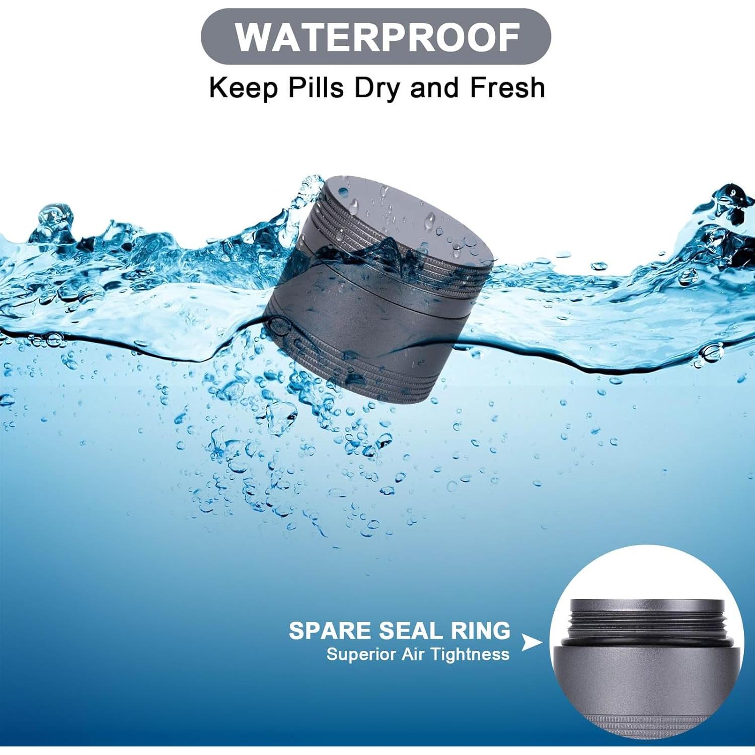 Estuche Metálico para Pastillas SOBAHIDO - Impermeable 10ml