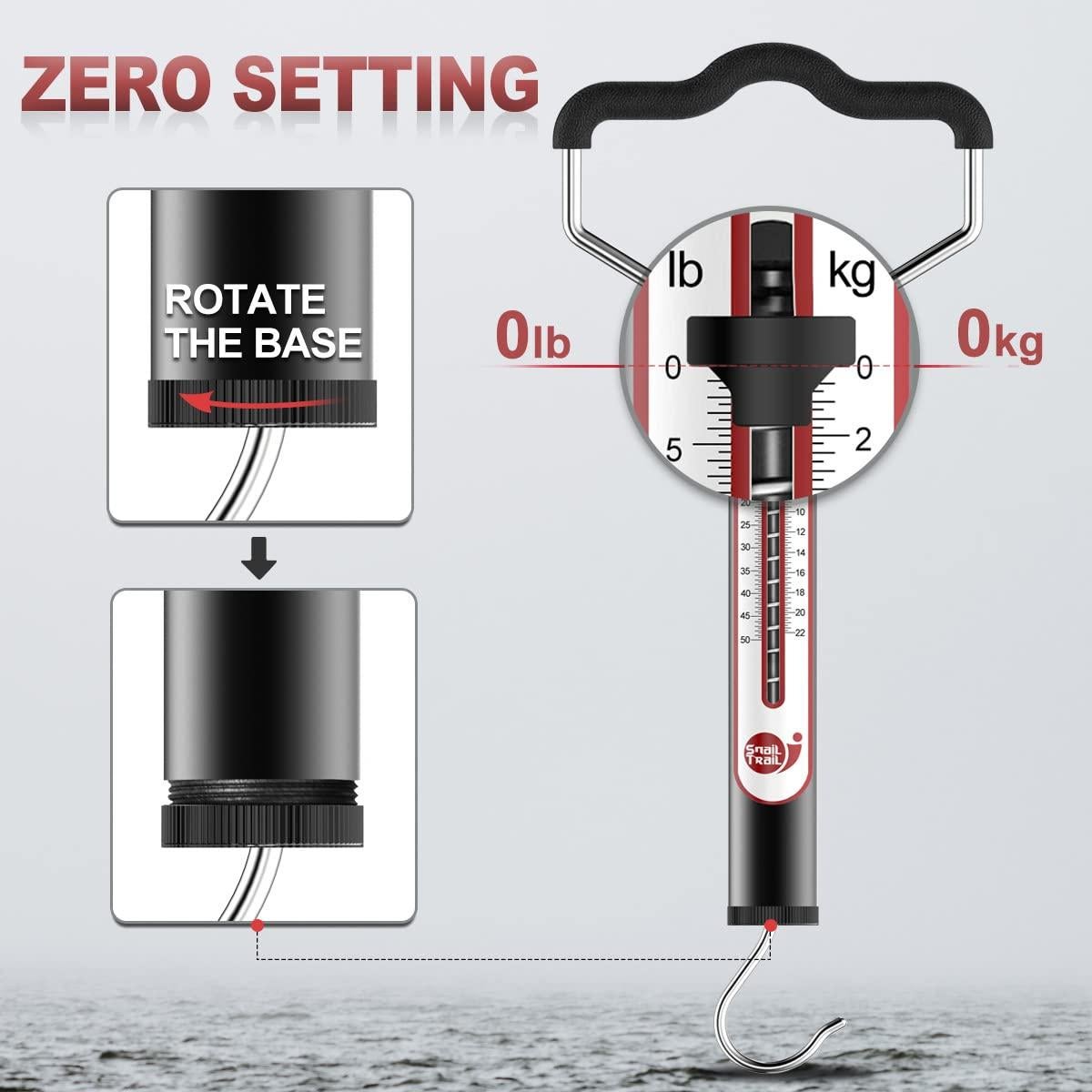 Balanza de Pesca RUTA DE CARACOL 20 kg Mecánica con Gancho
