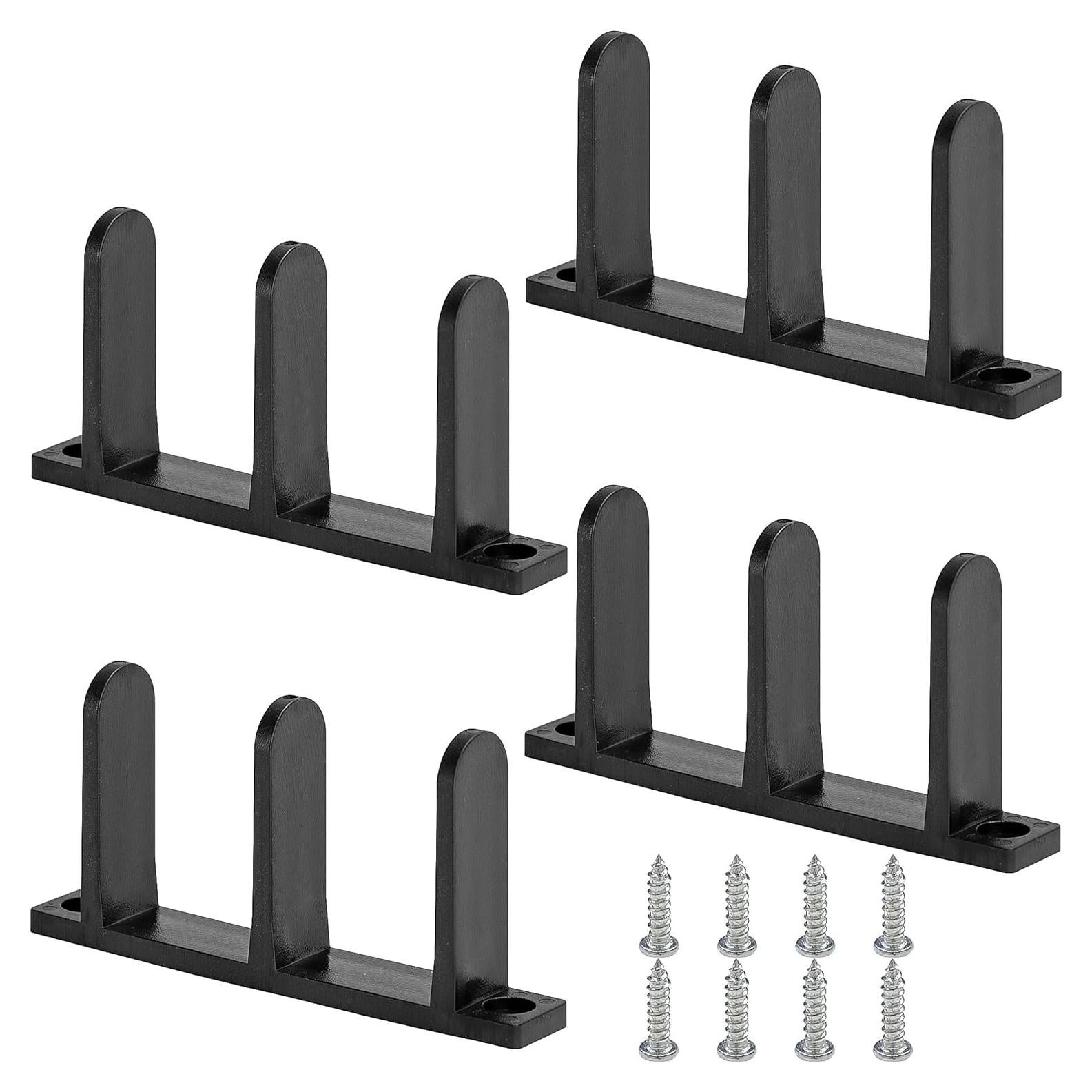 Paquete de 4 Guías de Piso para Puertas de Closet Nkiy Quen