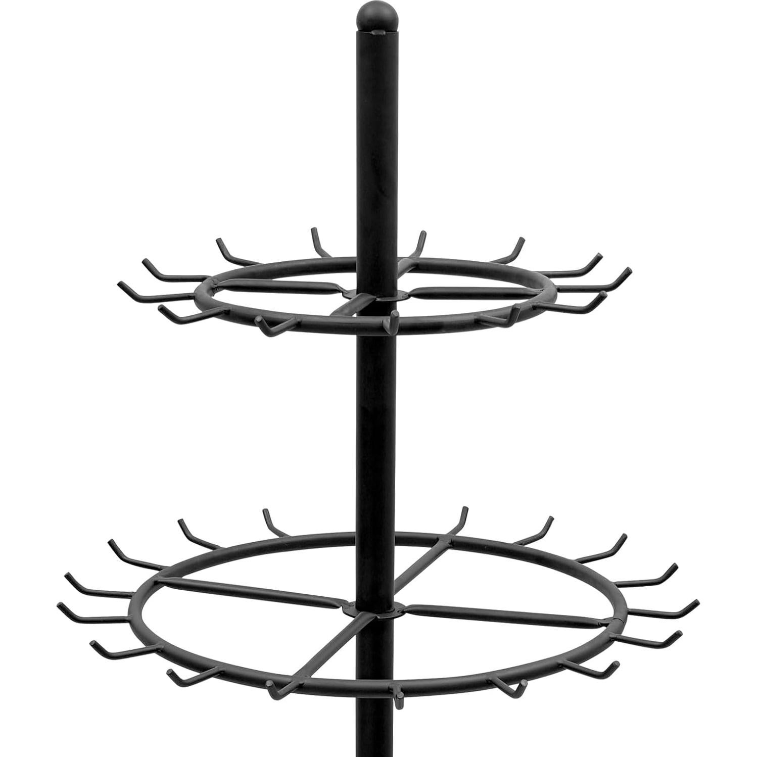 Perchero Giratorio Nozue de Exhibición para Cinturones 168cm Negro