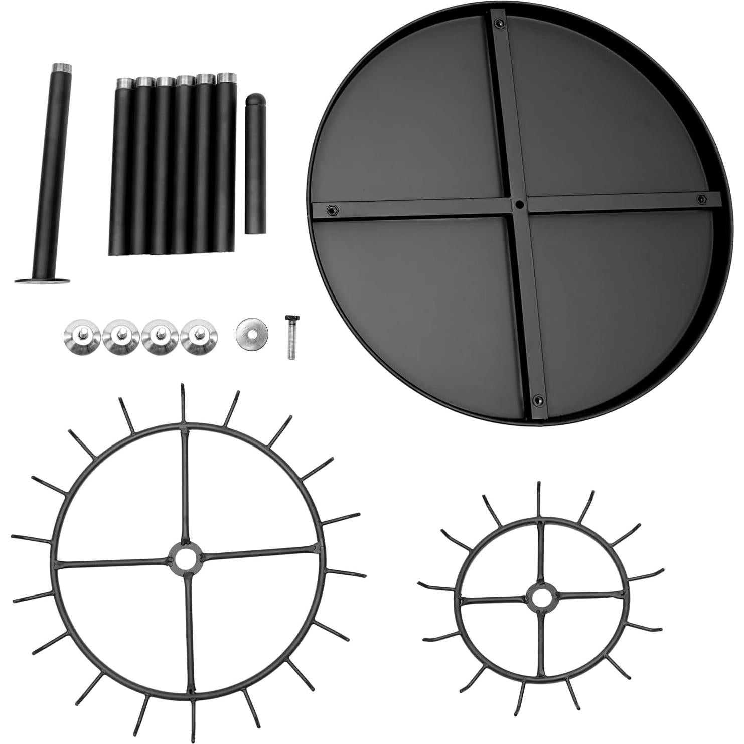 Perchero Giratorio Nozue de Exhibición para Cinturones 168cm Negro