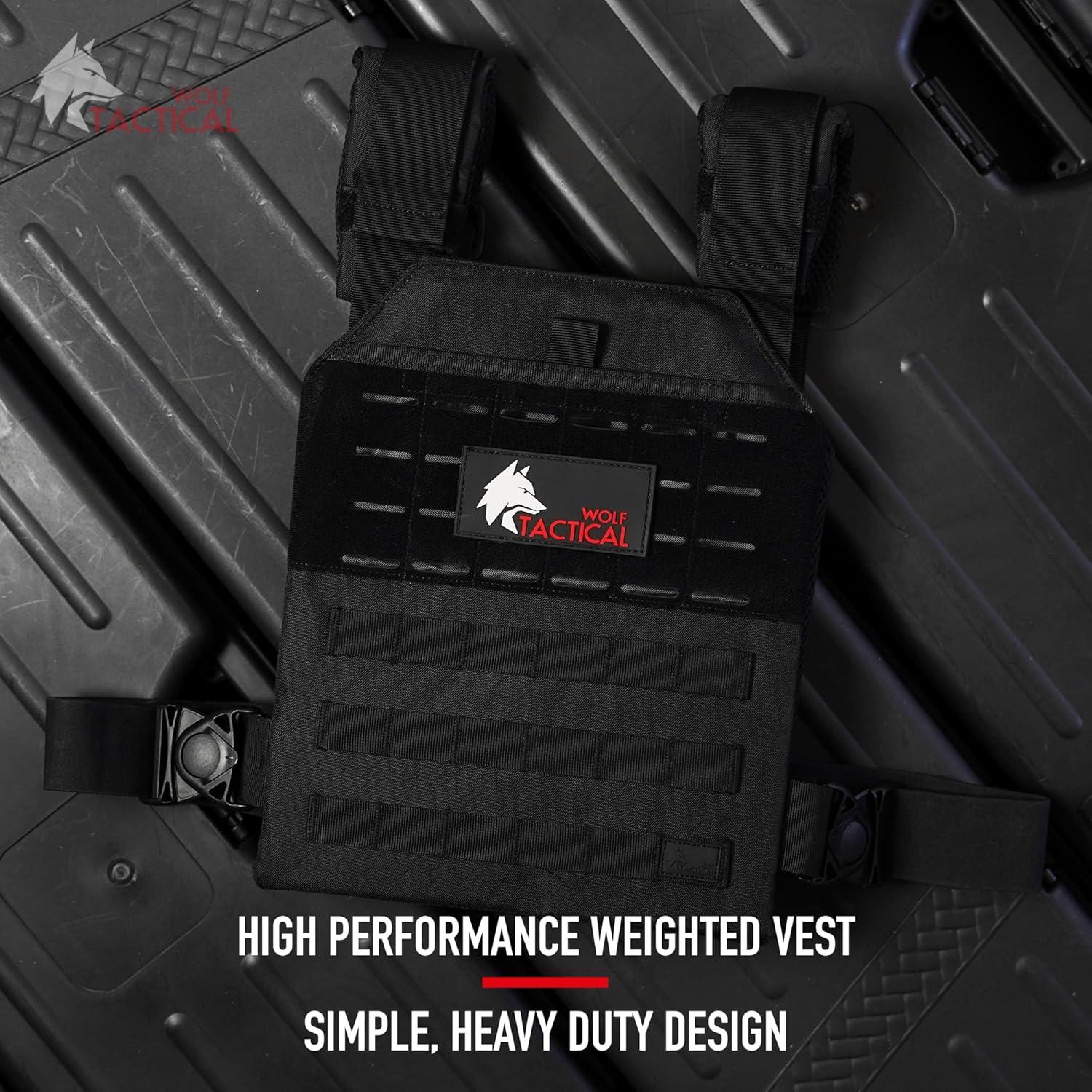 Chaleco con Peso WOLF TACTICAL Ajustable para Entrenamiento