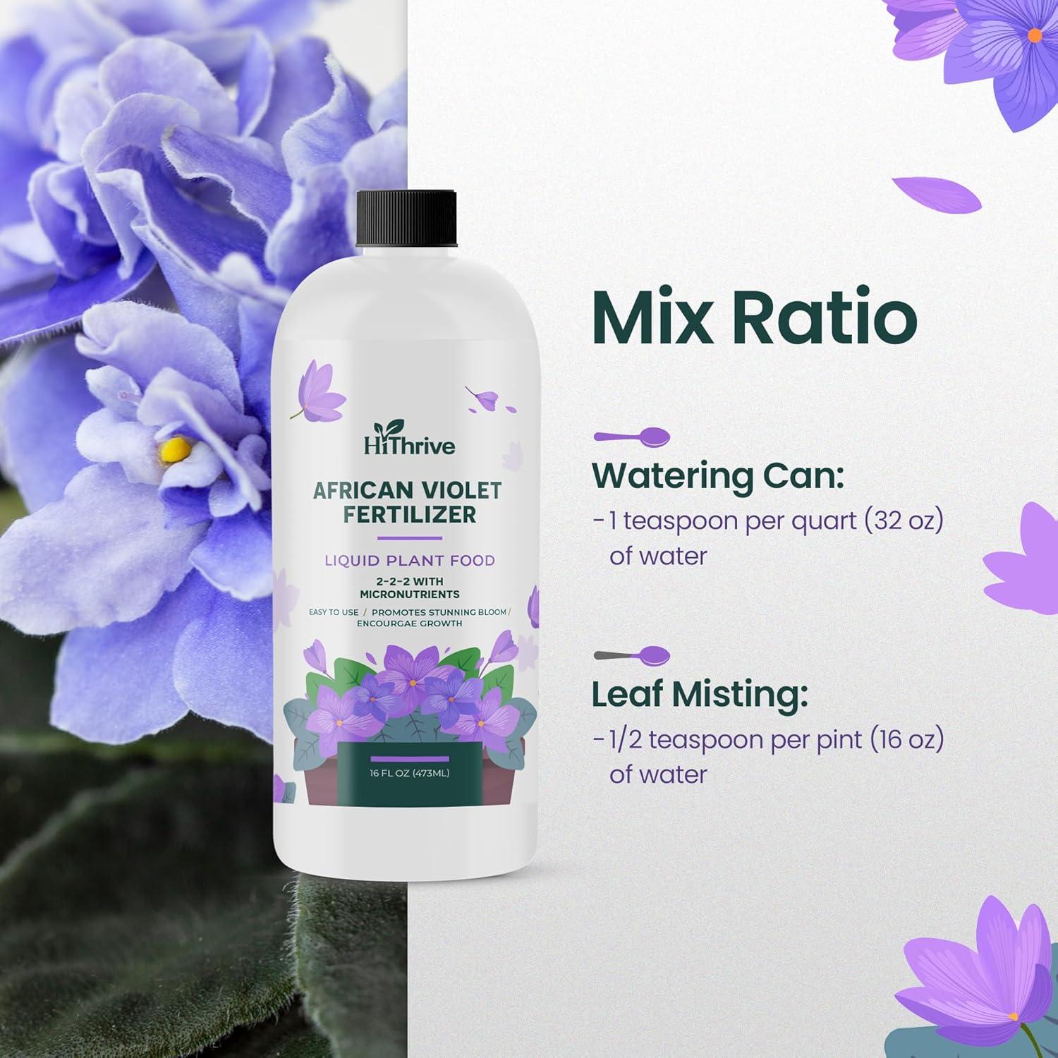 Fertilizante Líquido para Violeta Africana HiThrive 0.47L