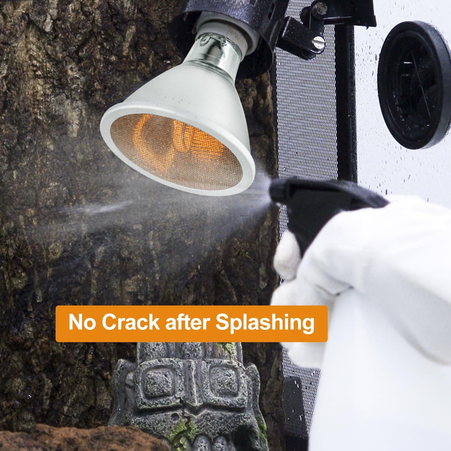 Lámpara de Calor Infrarrojo REPTI ZOO 80W para Reptiles