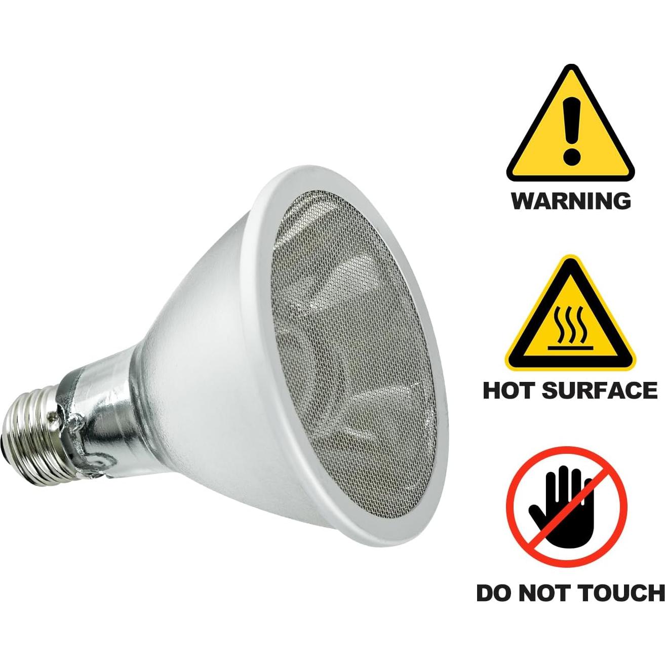 Lámpara de Calor Infrarrojo REPTI ZOO 80W para Reptiles