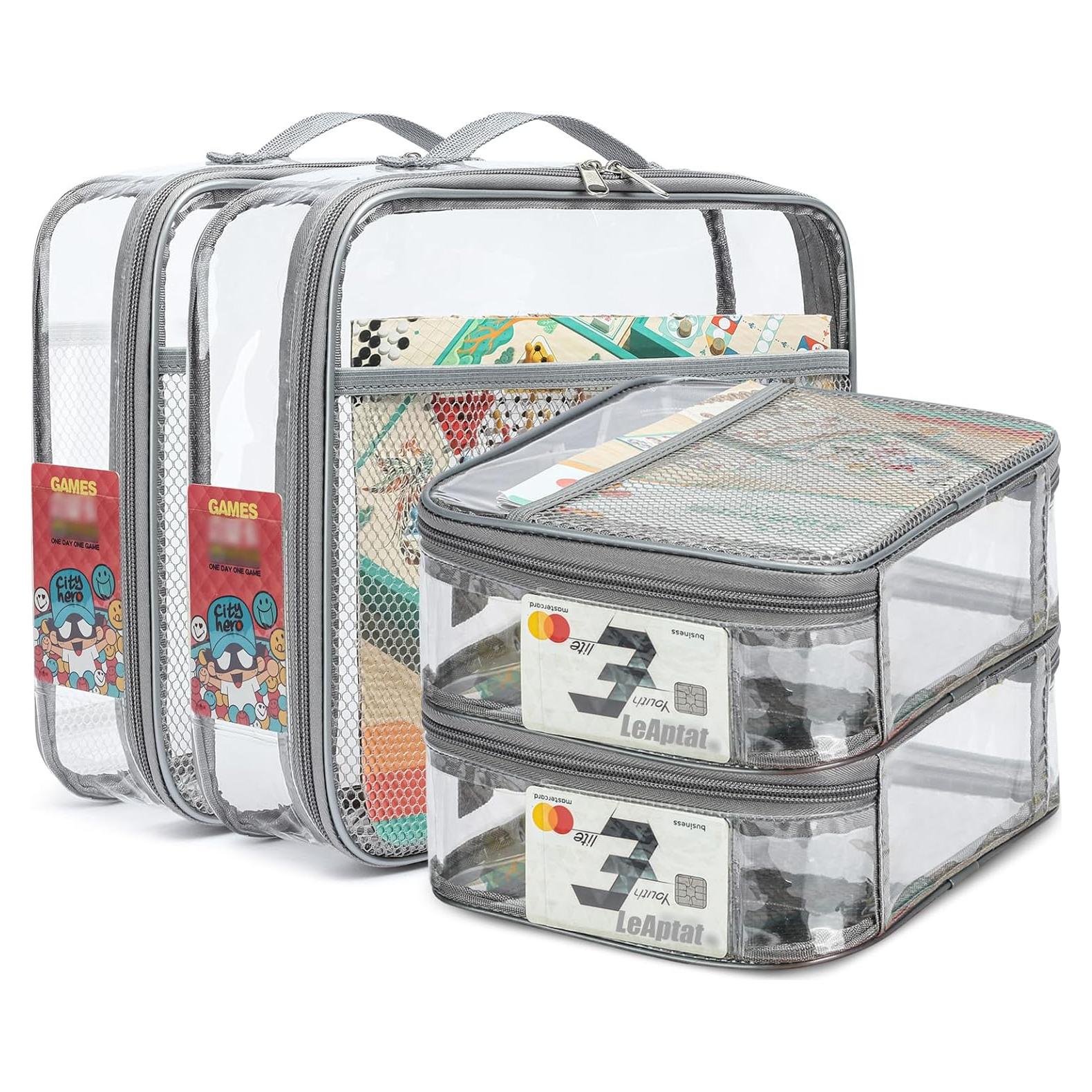 Paquete de 4 Bolsas de Almacenamiento de Juguetes LeAptat PVC