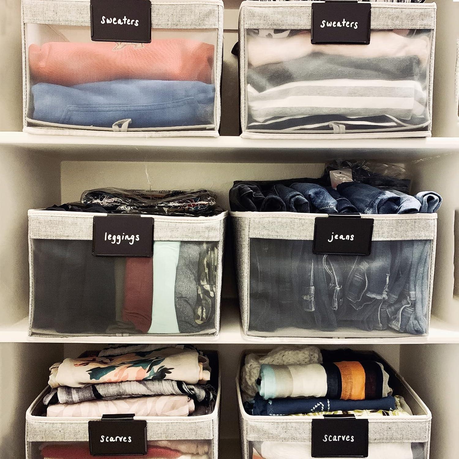 Soportes de Etiquetas TINSKY 18PCS Reutilizables para Cestas