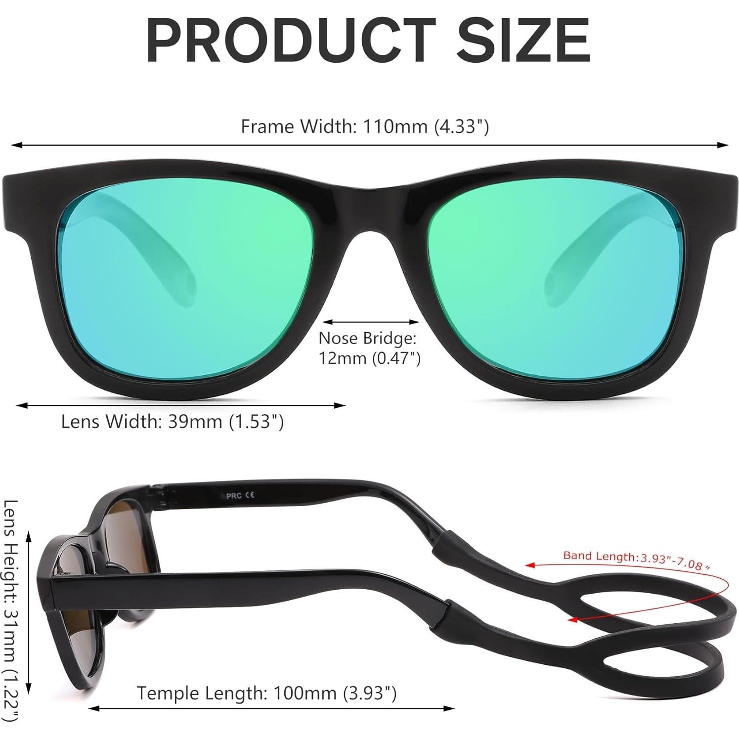 Gafas de sol para bebés Melpomenia polarizadas 0-24 meses