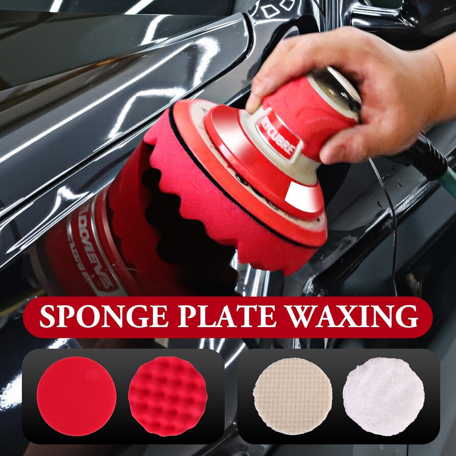 Lijadora Neumática RYCUBRE 6" con Aspiradora y Accesorios