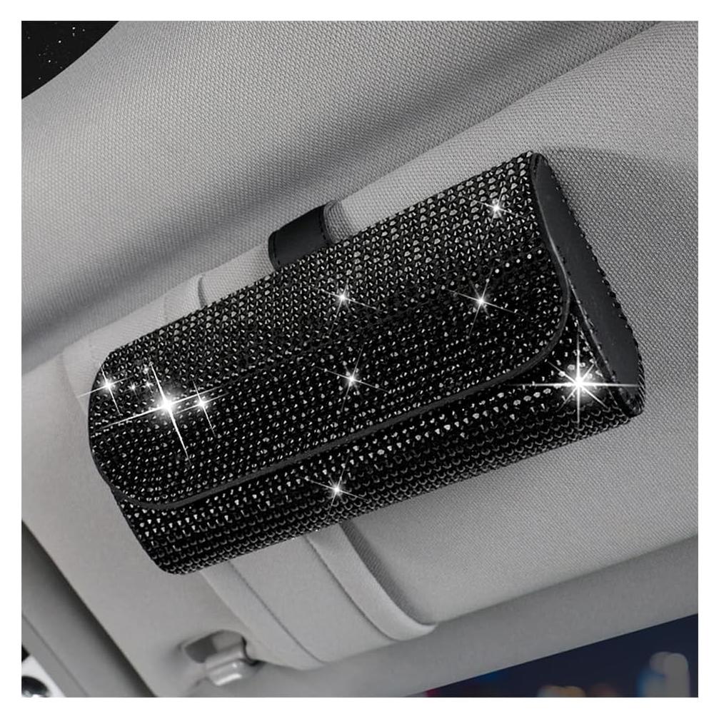 Soporte de Gafas de Sol Osilly para Visera de Coche Negro