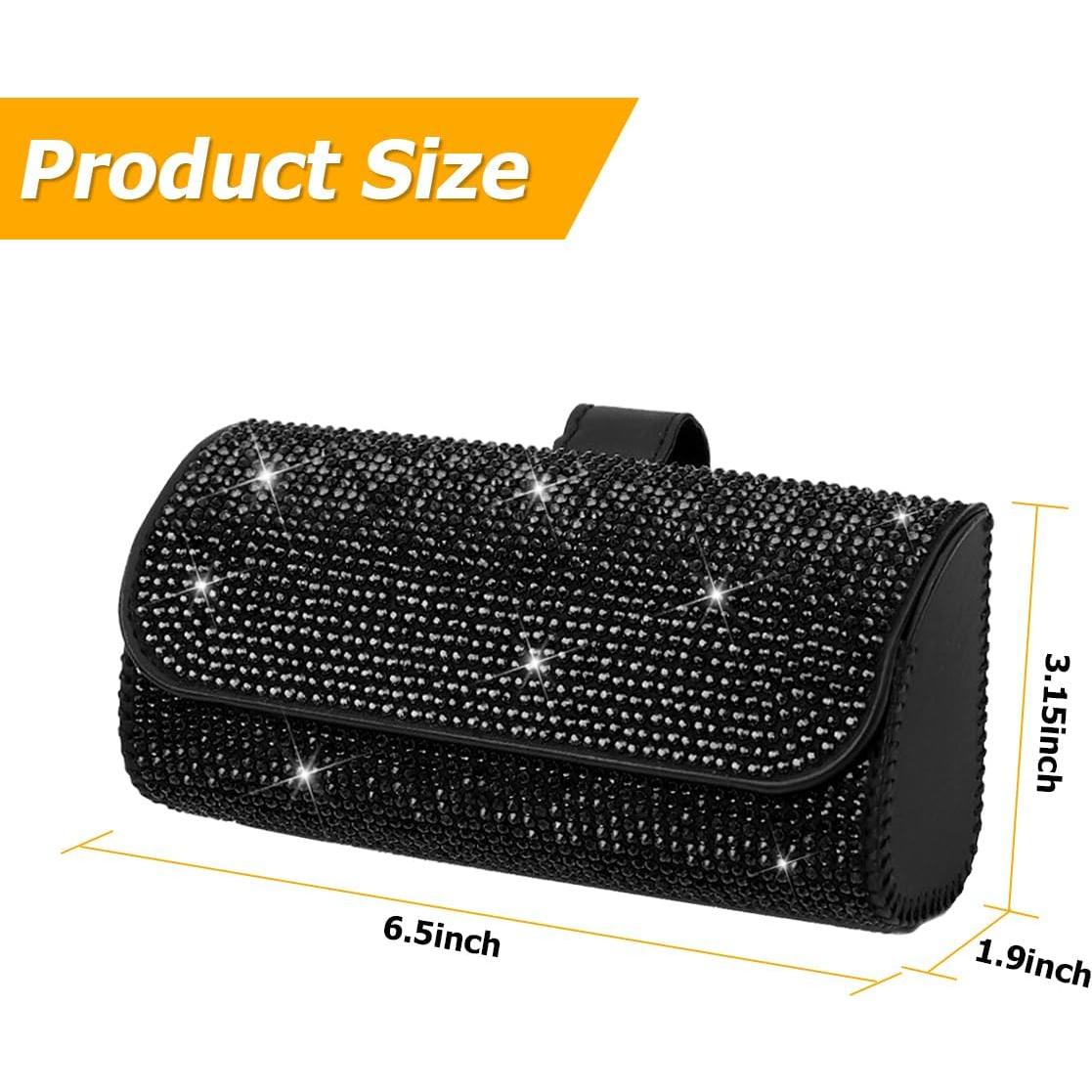 Soporte de Gafas de Sol Osilly para Visera de Coche Negro