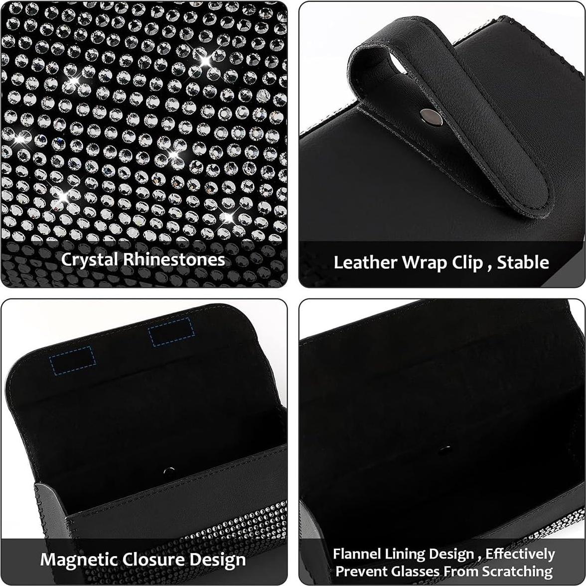 Soporte de Gafas de Sol Osilly para Visera de Coche Negro