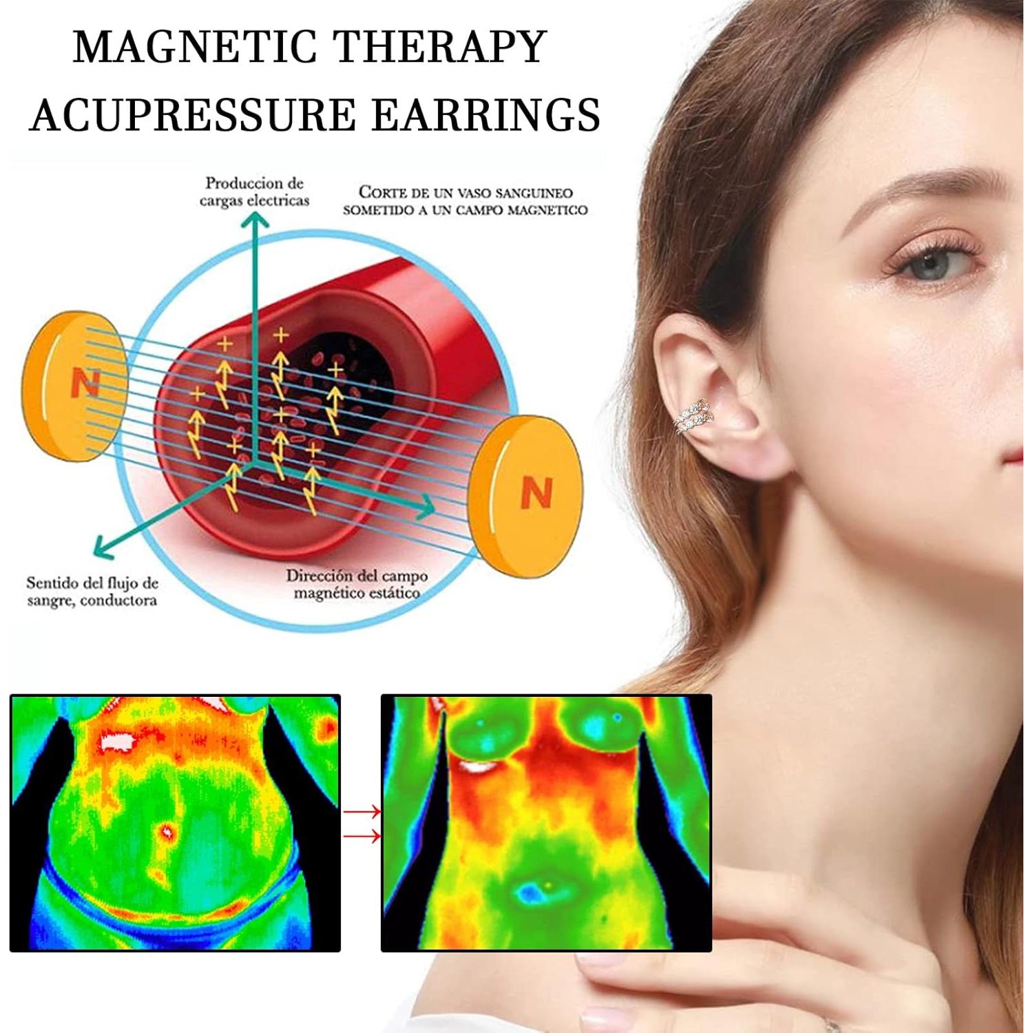 Pendientes de Acupresión Lymphvity para Mujeres - Magnetoterapia