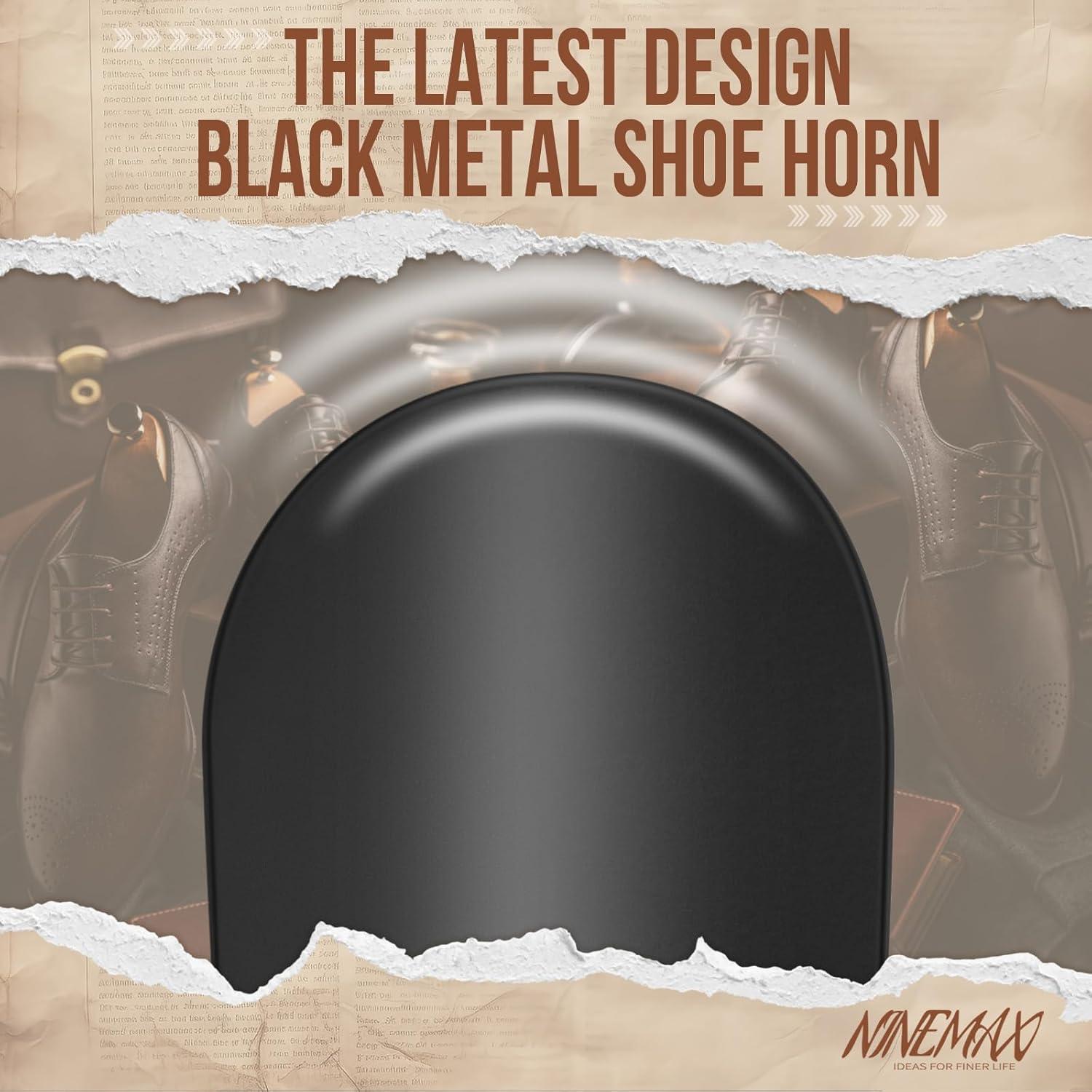 Cuerno de Zapato NINEMAX de Acero Inoxidable 19 cm Portátil