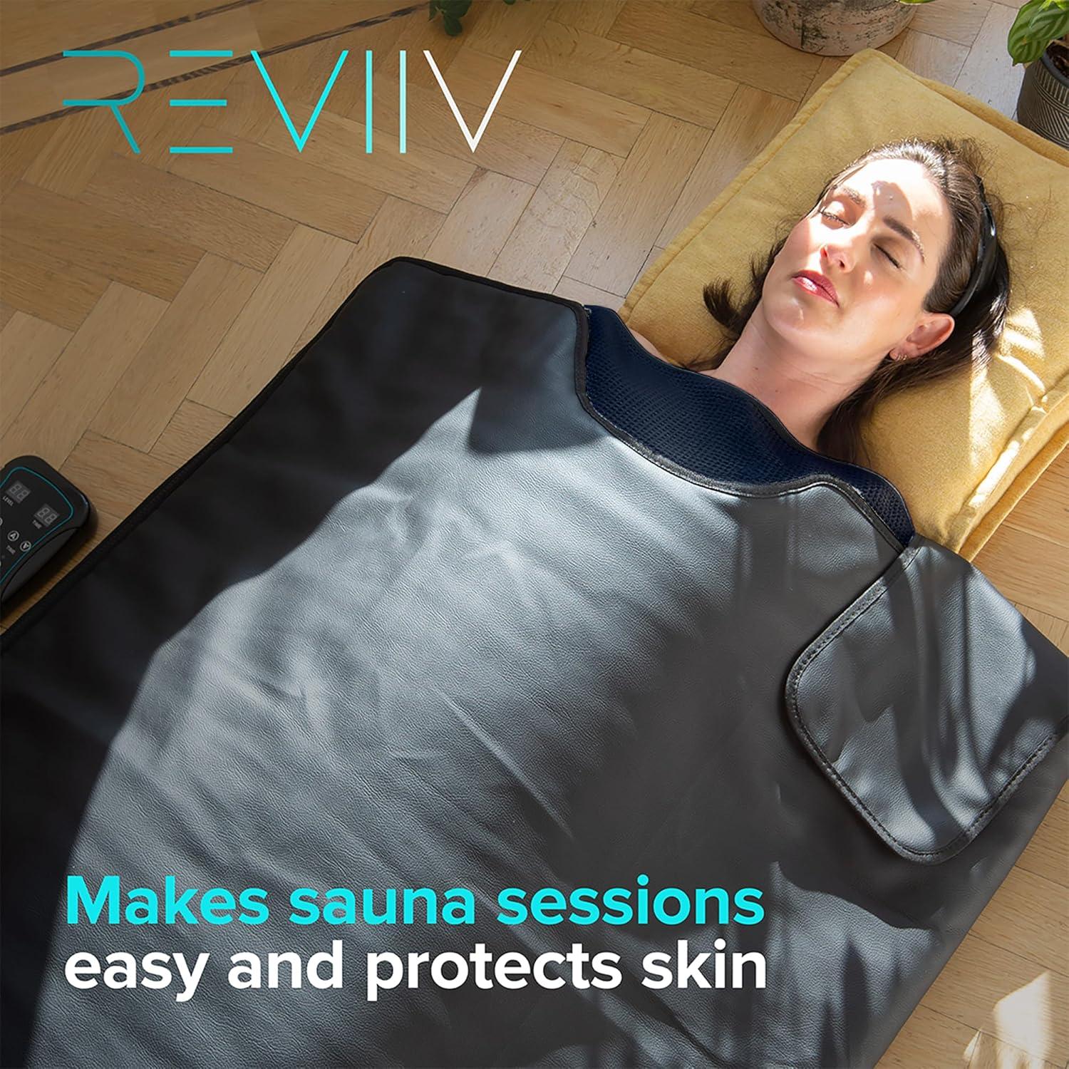 Toallas de Sauna REVIIV - Paquete de 2 Algodón Waffle 177.8x76.2cm