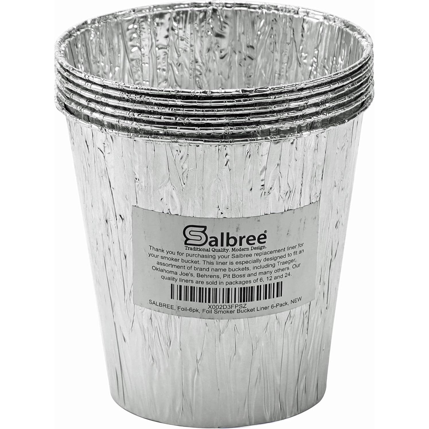 Forros desechables para cubo de grasa Salbree 6 unidades