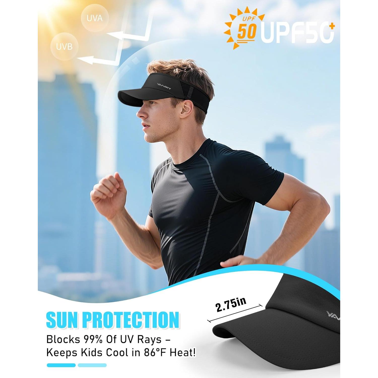 Gorra Deportiva Plegable YANIKY UPF 50+ para Correr y Golf