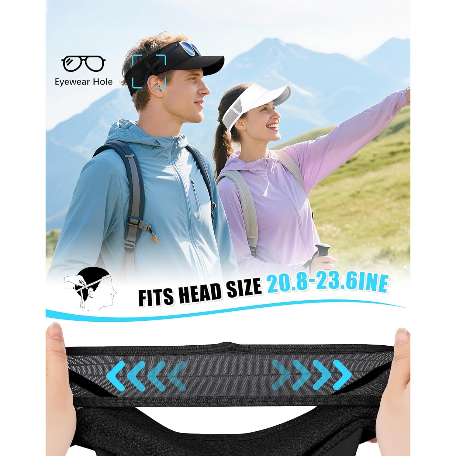 Gorra Deportiva Plegable YANIKY UPF 50+ para Correr y Golf