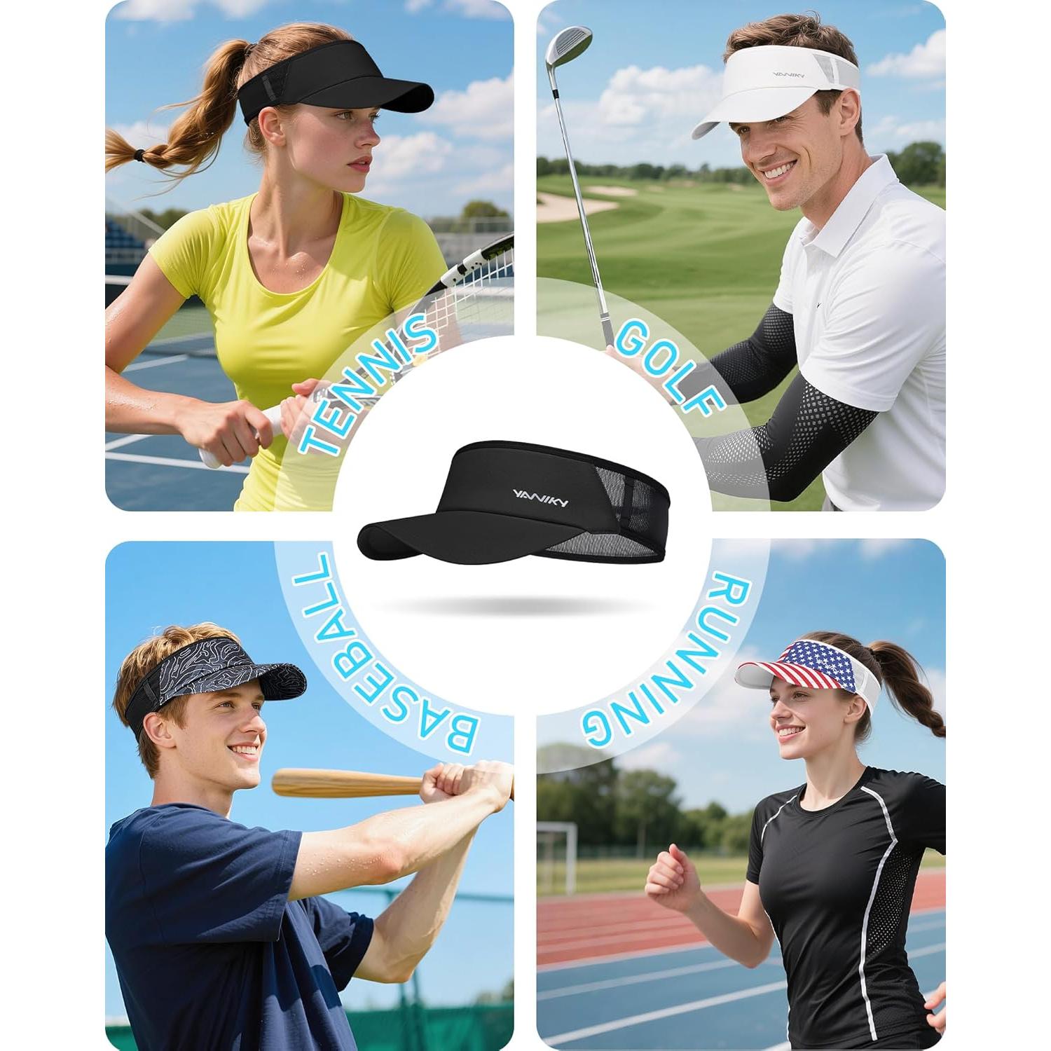 Gorra Deportiva Plegable YANIKY UPF 50+ para Correr y Golf