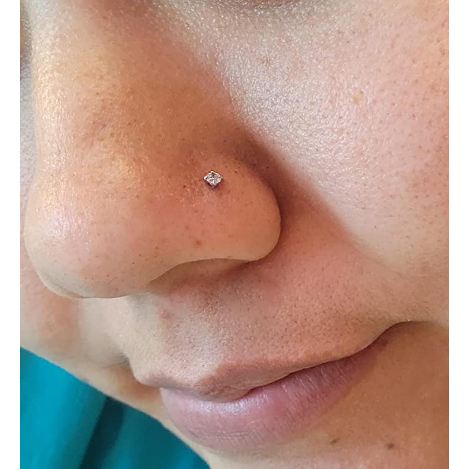 Studs de Nariz MODRSA 18g y 20g Acero Quirúrgico - 12 Piezas