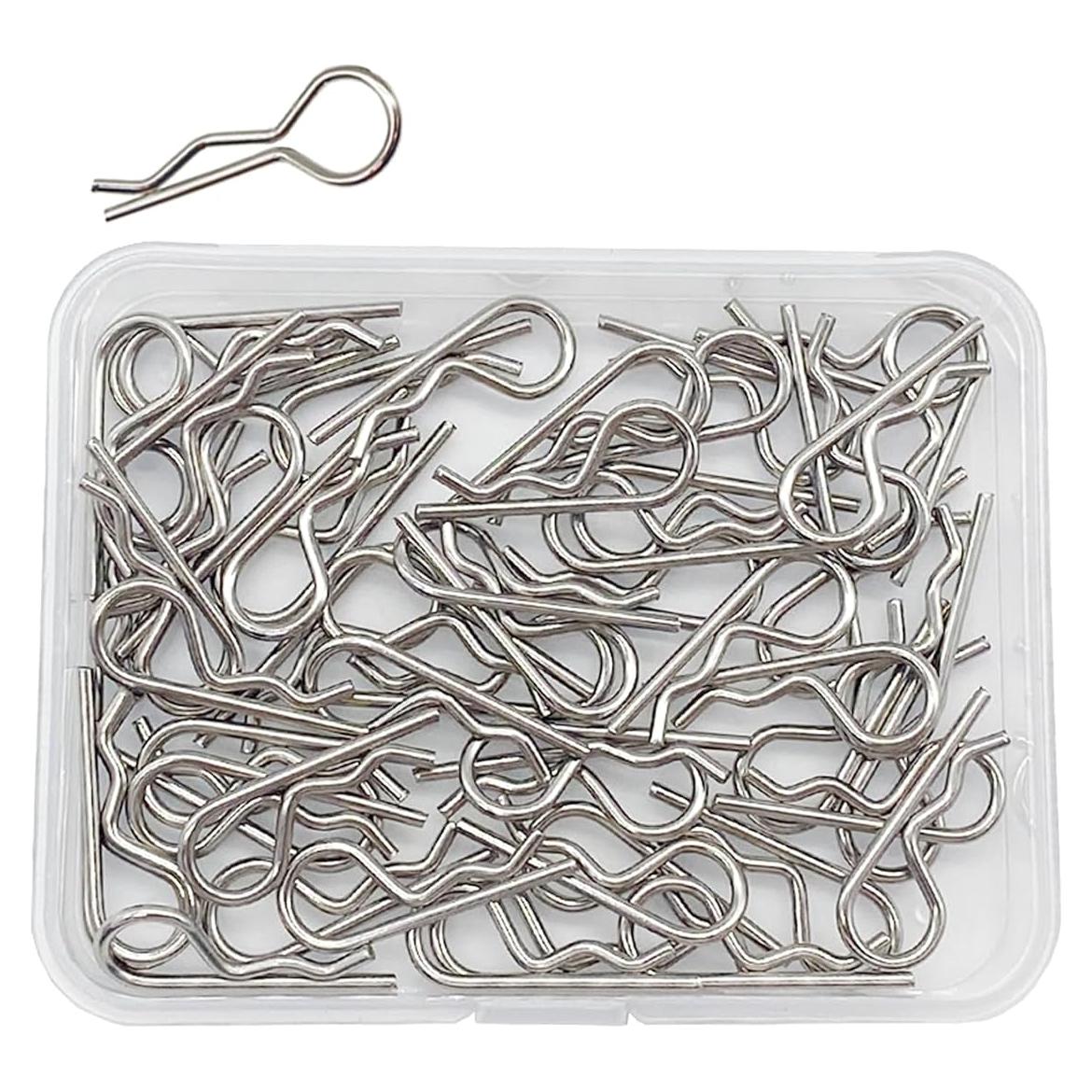 55 Pasadores de Cotter HIQTRADEBYJJ M1.2x21mm Resorte