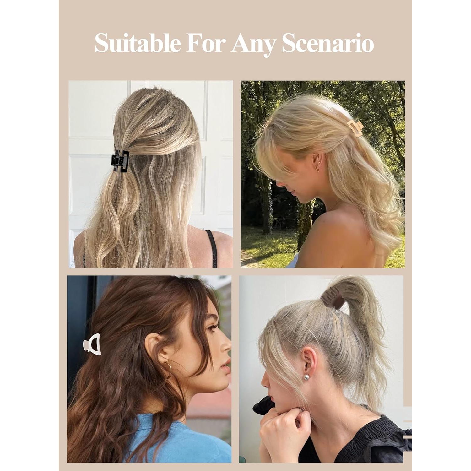 Clips para Cabello Pequeños Sunolga 8 PCS Antideslizantes