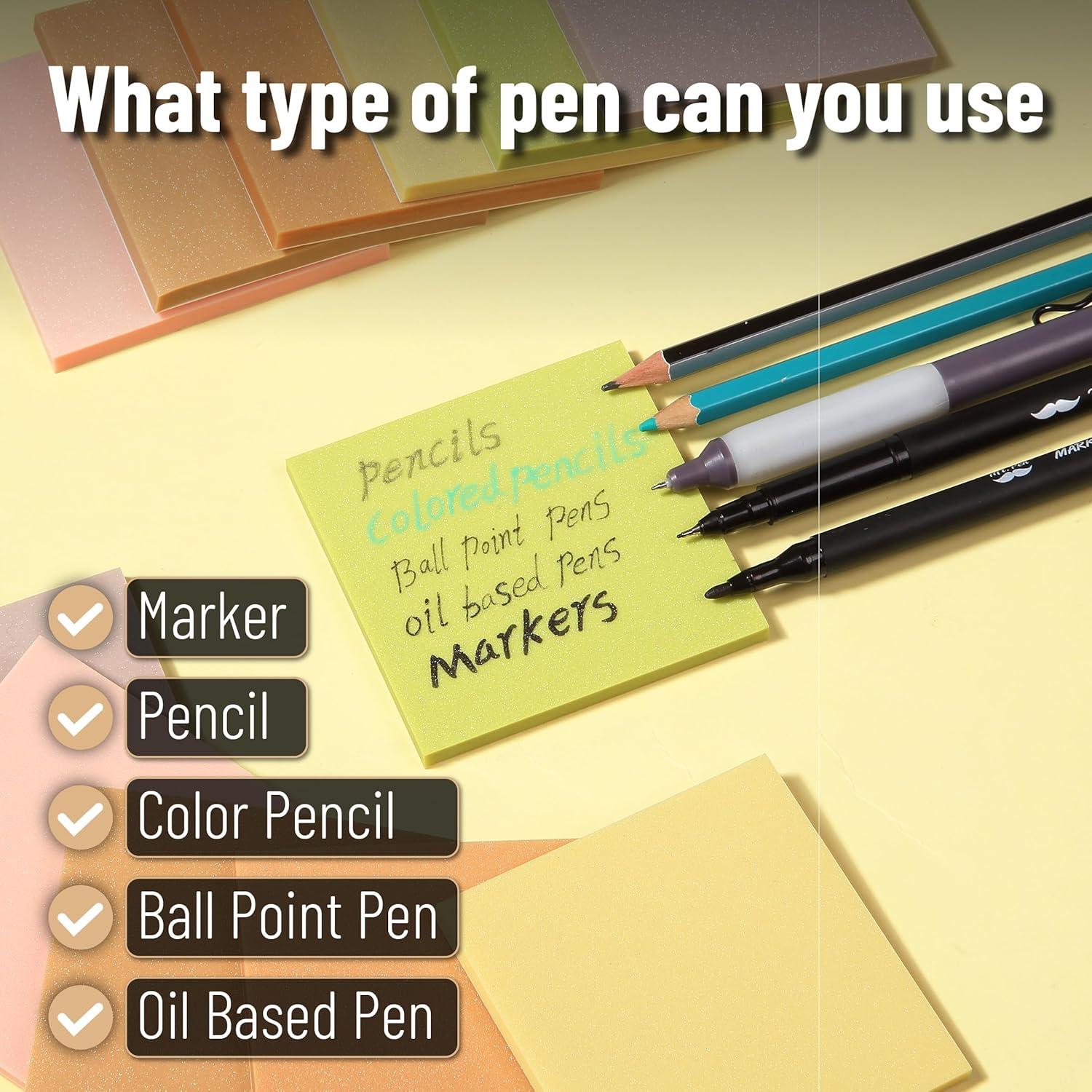 Notas Adhesivas Mr. Pen Boho 3x3" 12 Bloc 600 Hojas