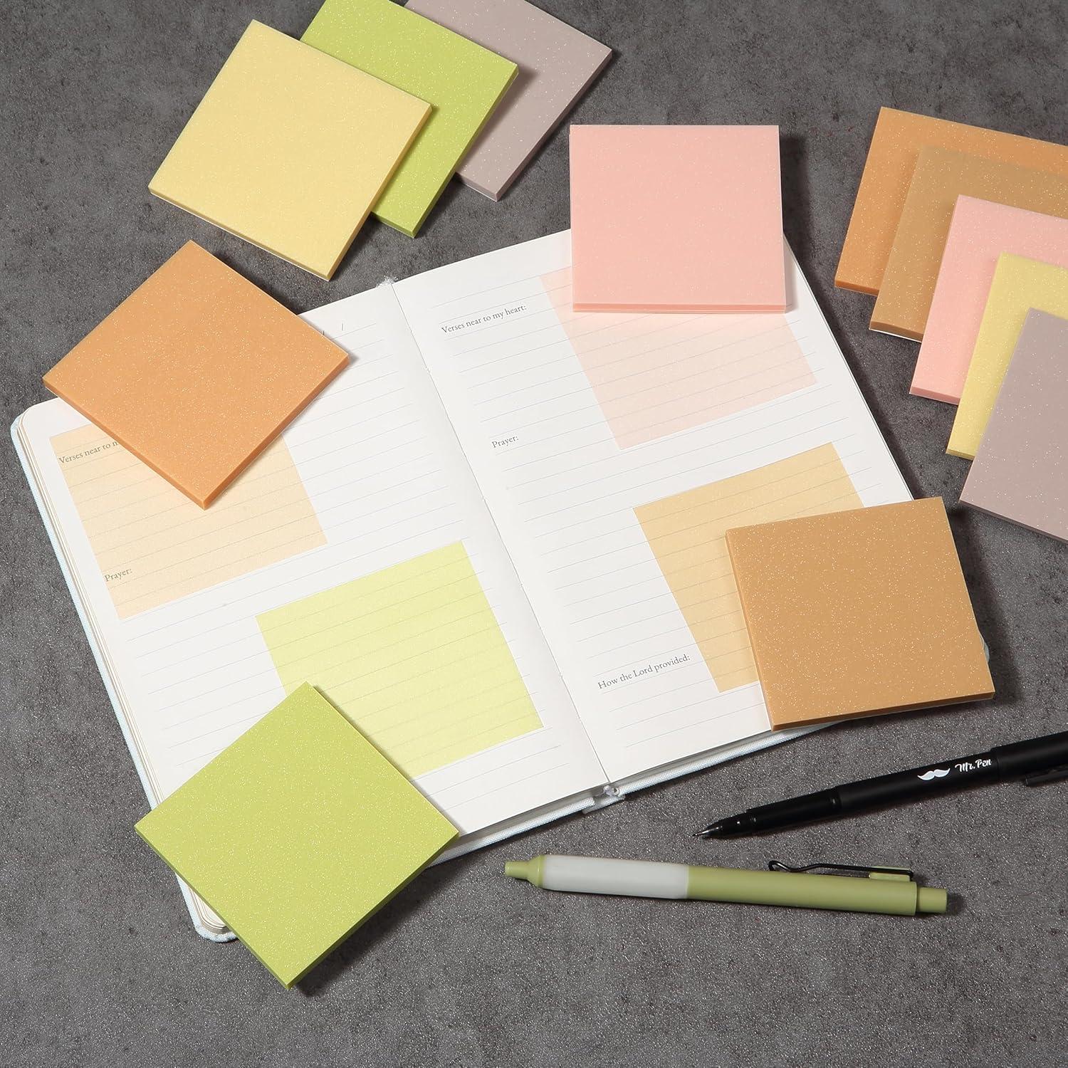 Notas Adhesivas Mr. Pen Boho 3x3" 12 Bloc 600 Hojas