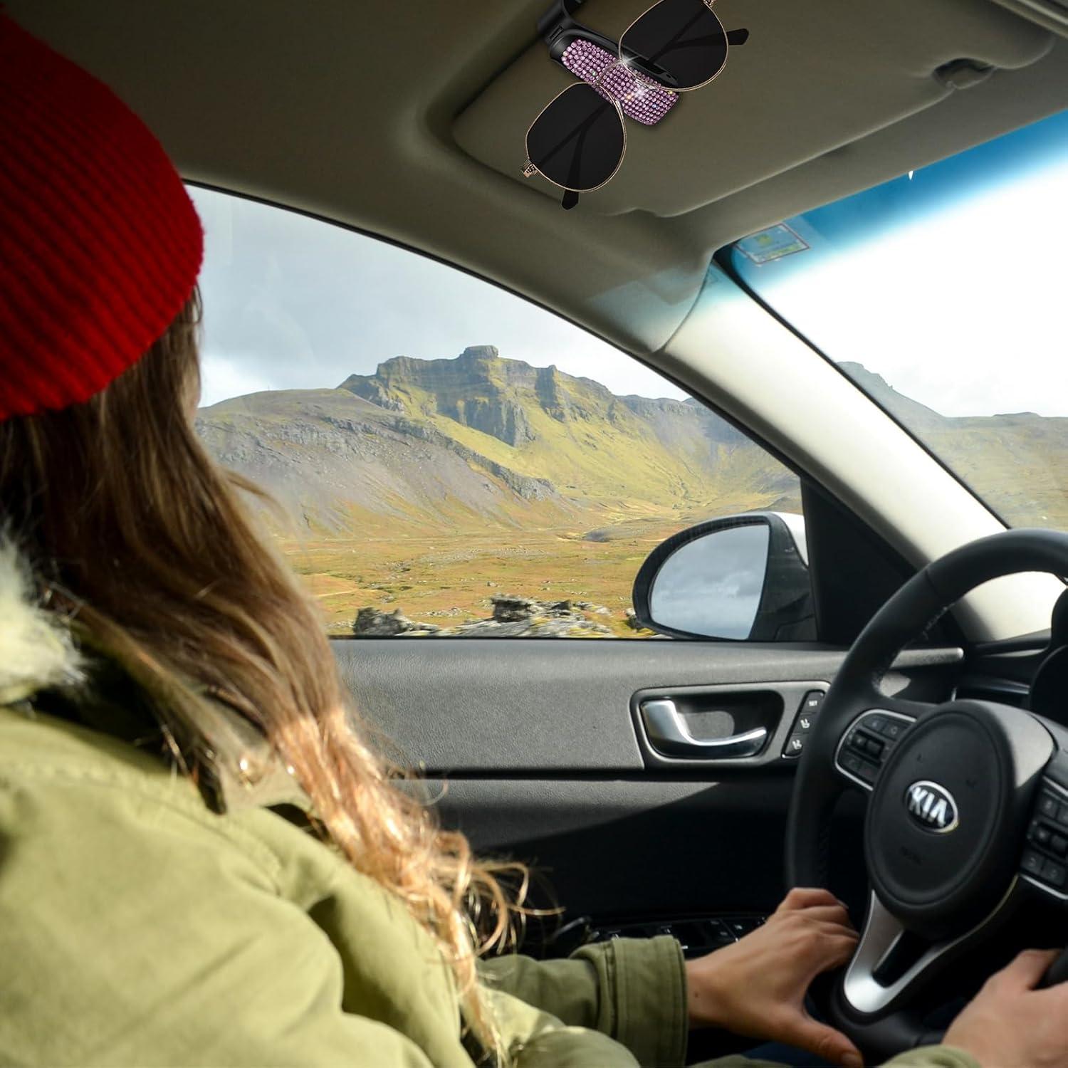 Soporte de Gafas de Sol NATUTENT NA5001 Rosa para Coche