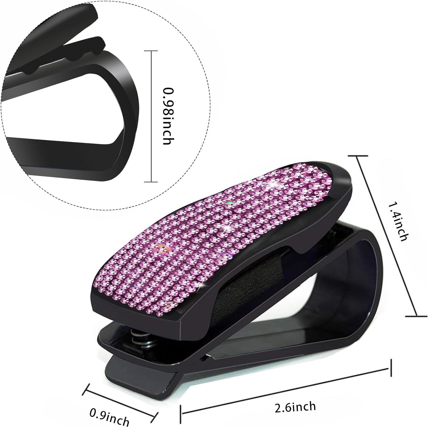 Soporte de Gafas de Sol NATUTENT NA5001 Rosa para Coche