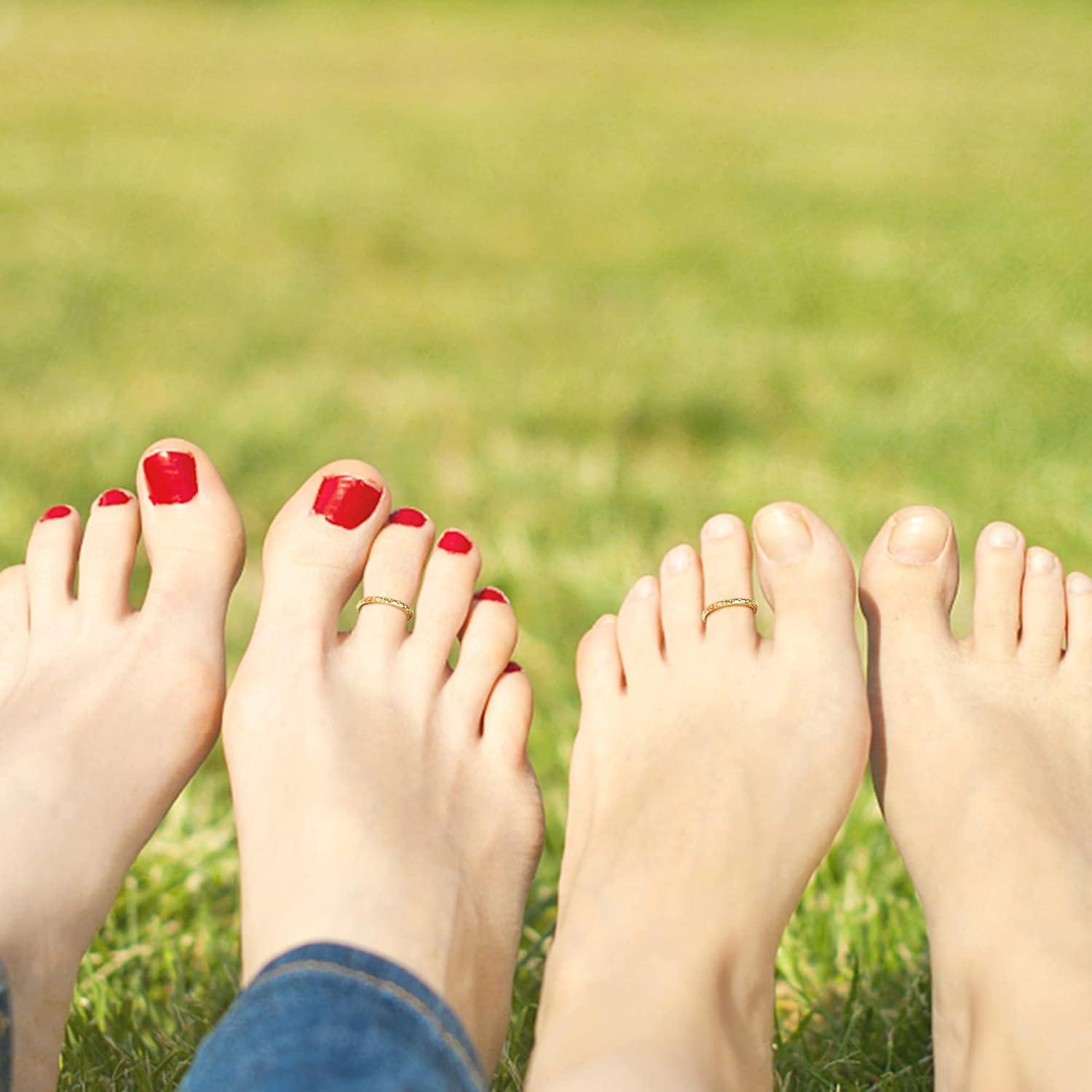 Anillo Ajustable de Oro Lleno 14K HAIAISO para Mujeres 2mm