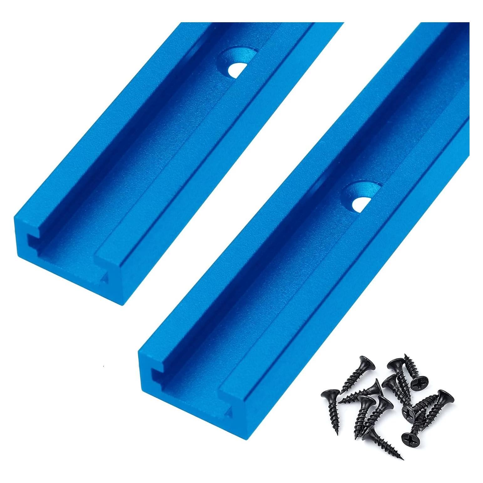 Riel T de Aluminio HOTTARGET 61 cm con Tornillos - 2 Piezas