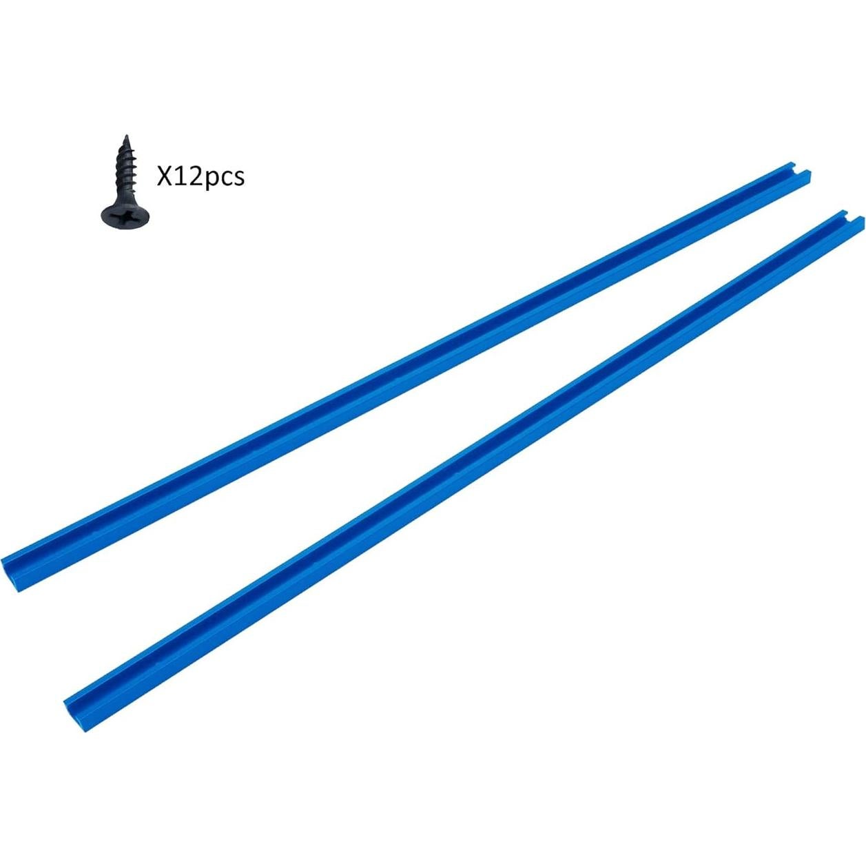 Riel T de Aluminio HOTTARGET 61 cm con Tornillos - 2 Piezas