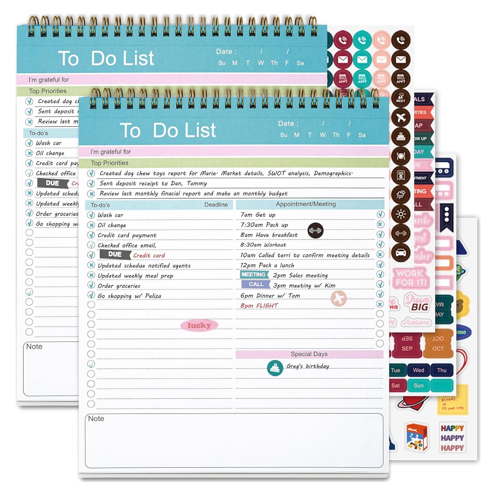 Bloc de Notas de Tareas GuanQiao 52 Hojas 21.6x26.7cm
