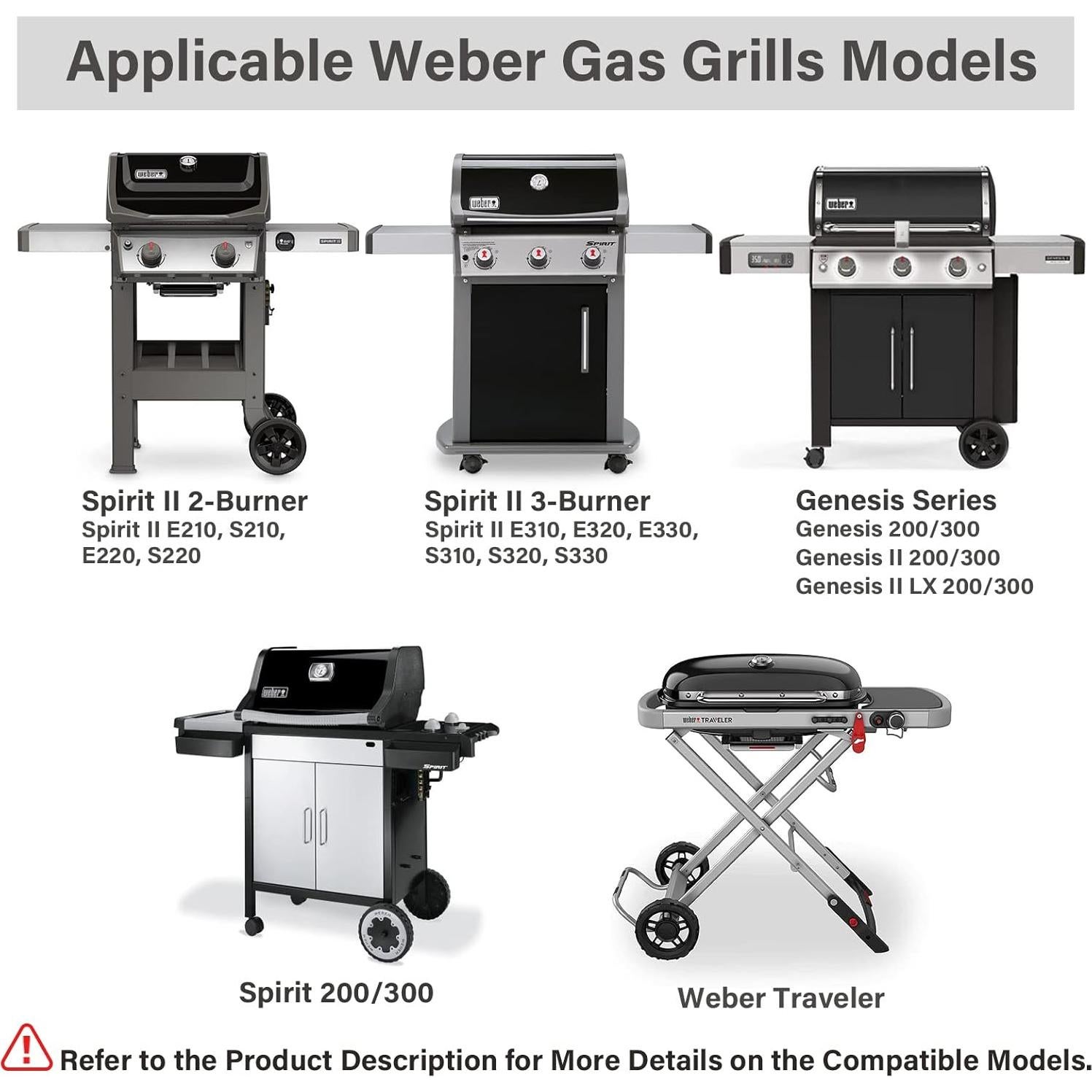 Captador de Grasa Weber con 10 Forros de Aluminio 25.1x22.9cm