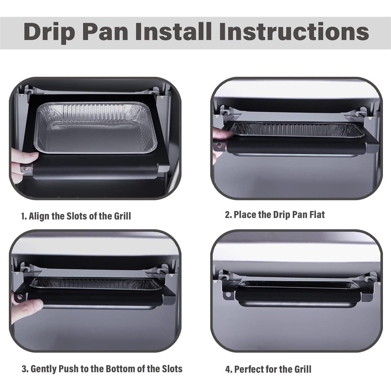 Captador de Grasa Weber con 10 Forros de Aluminio 25.1x22.9cm