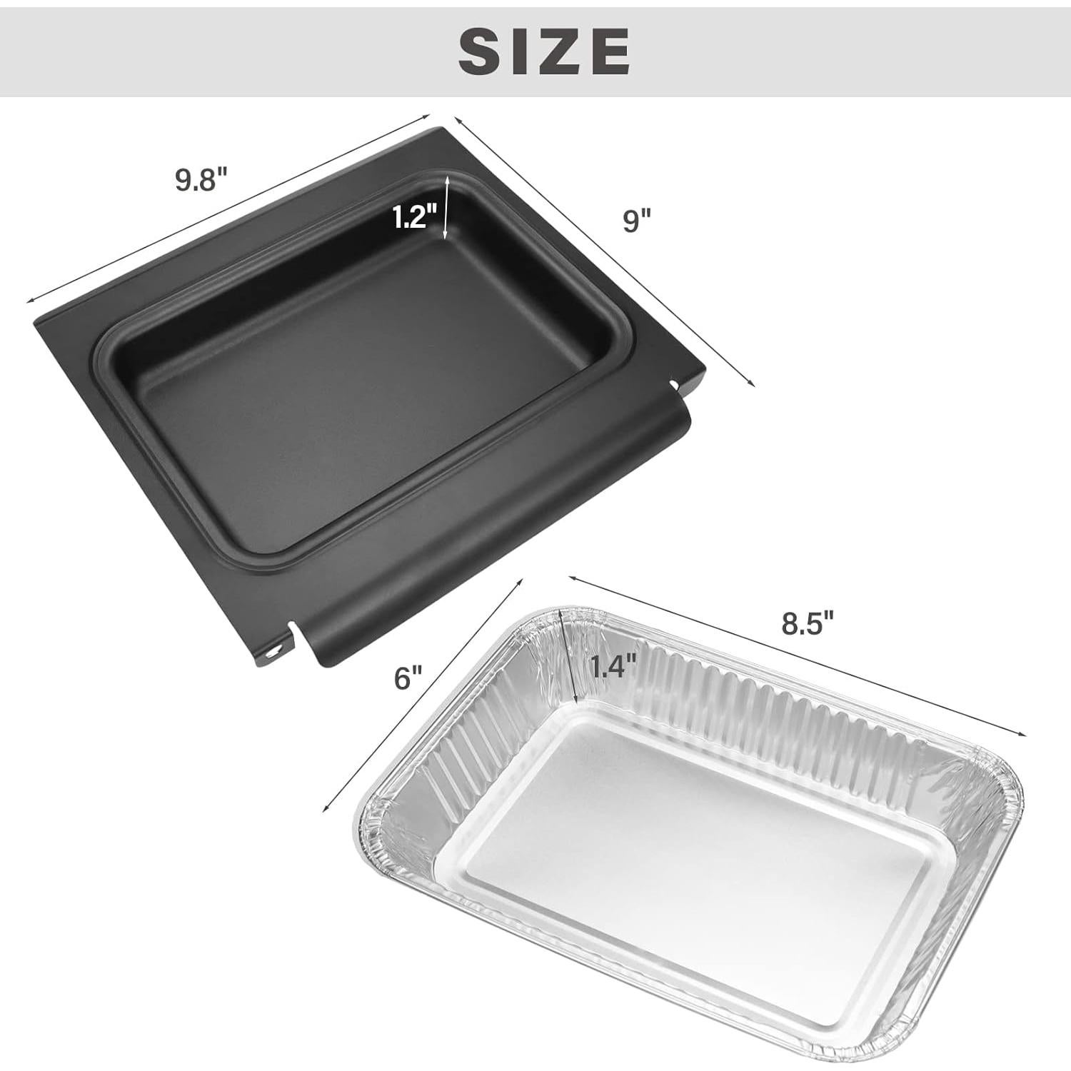 Captador de Grasa Weber con 10 Forros de Aluminio 25.1x22.9cm