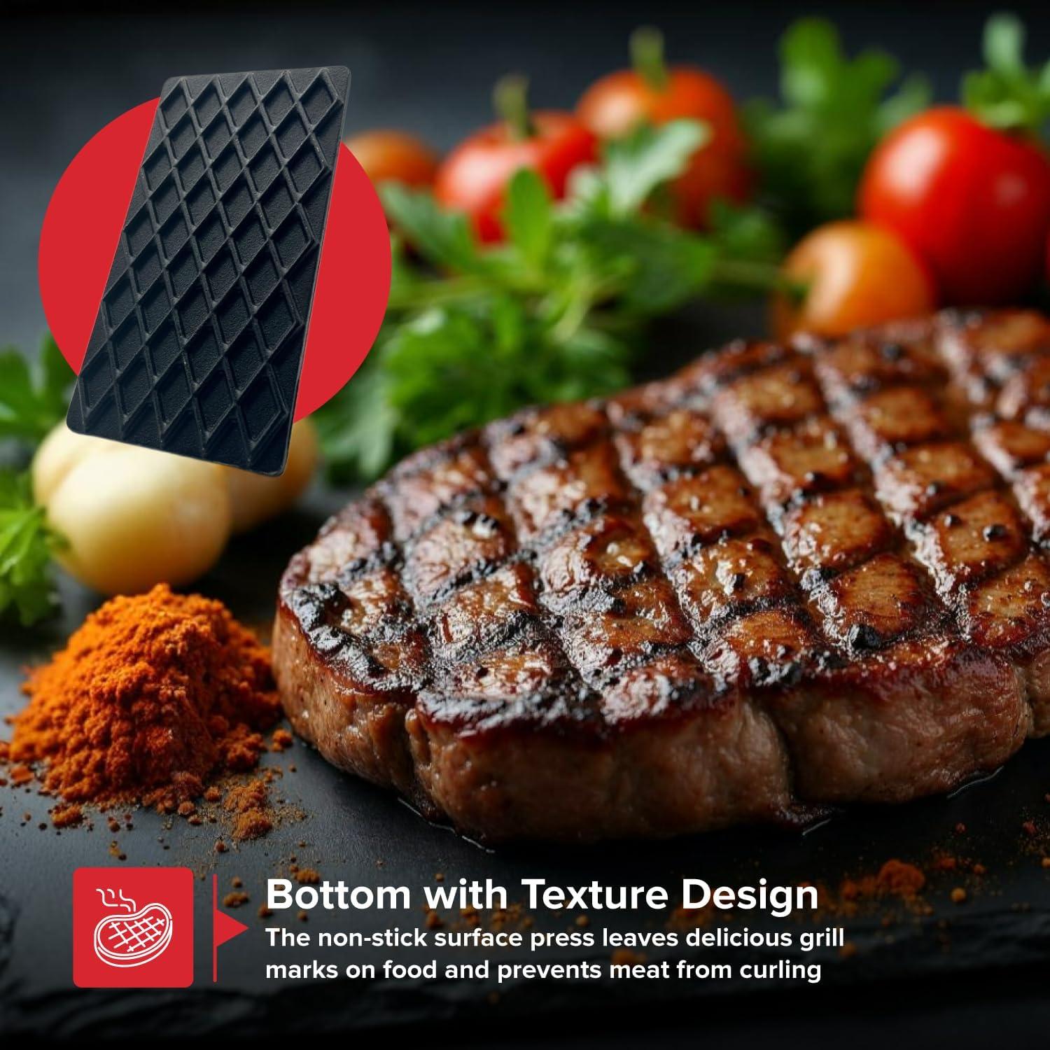 Prensa de Hamburguesas Nexgrill Hierro Fundido 22.23x11.43cm